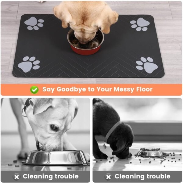 Absorbent Waterproof Pet Feeding Mat - Image 3
