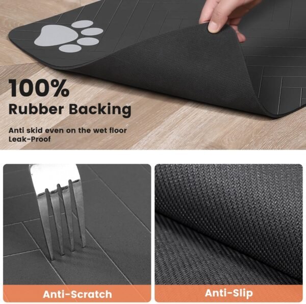 Absorbent Waterproof Pet Feeding Mat - Image 5