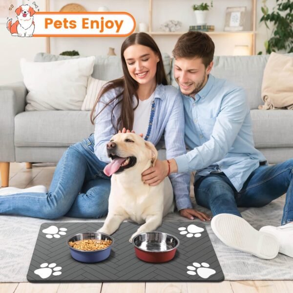 Absorbent Waterproof Pet Feeding Mat - Image 6