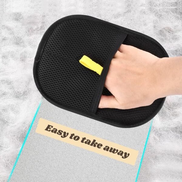 2pcs Pet Grooming & Deshedding Gloves - Image 3