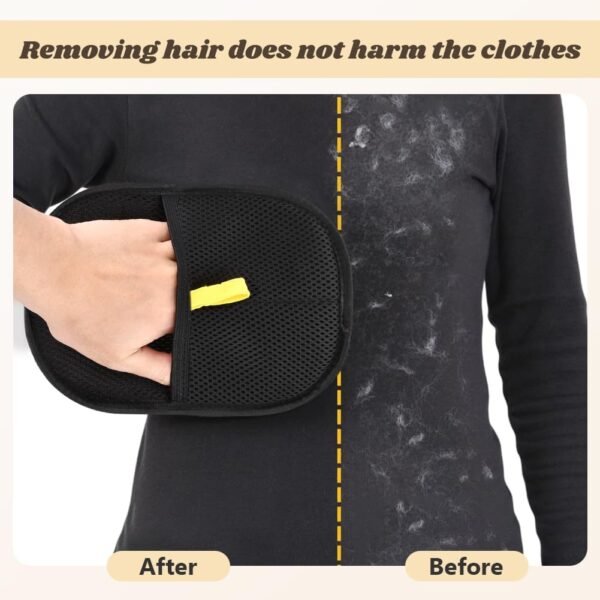 2pcs Pet Grooming & Deshedding Gloves - Image 7