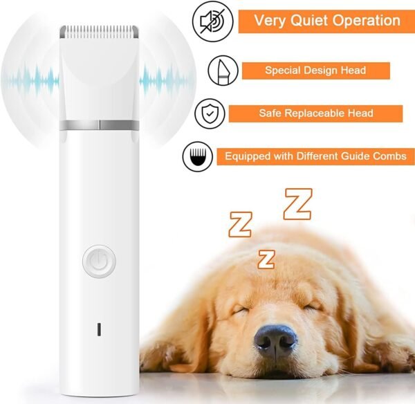 Cordless Pet Grooming Clippers & Grinder - Image 2