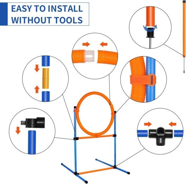 60-Piece Dog Agility Training Kit - Image 6