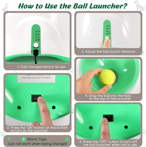 Automatic Dog Ball Thrower with Balls - Image 3
