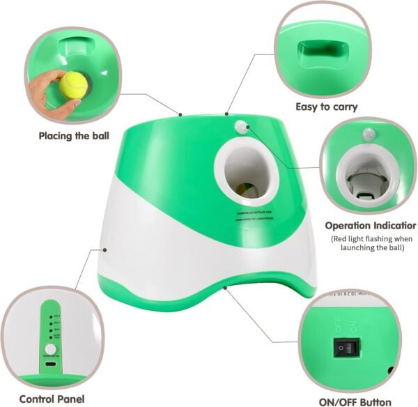 Automatic Dog Ball Thrower with Balls - Image 4