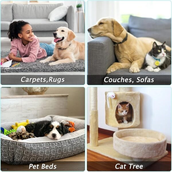 Long Handle Pet Hair Carpet Rake - Image 7